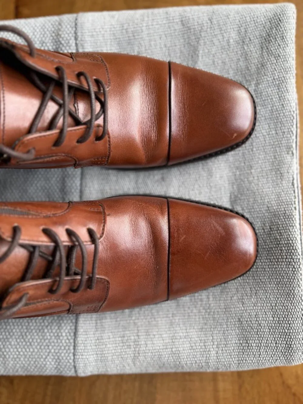 Johnston & Murphy Men's Lancaster Cap Toe Leather Oxfords Men's 10 M 20-6900